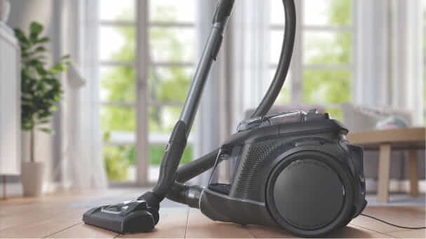 Close up of Electrolux Barrell Vacuum.