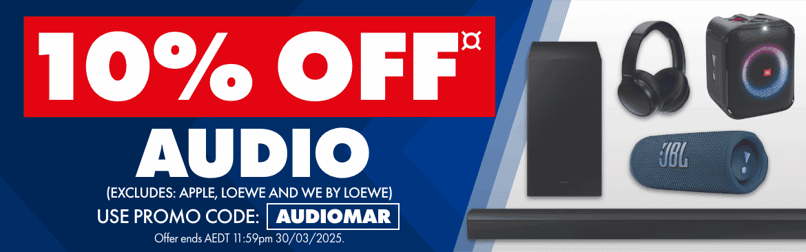 10% off Audio
