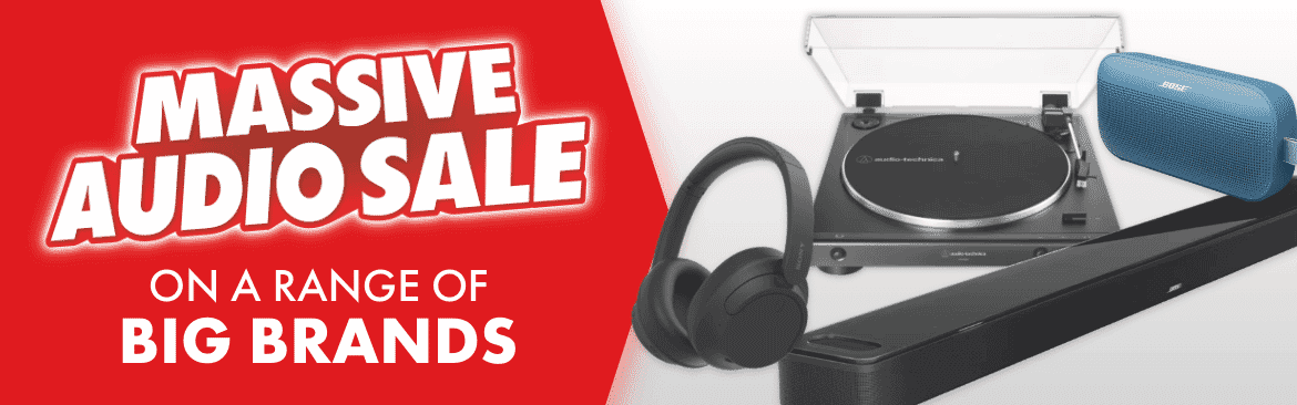 Massive Audio Sale on a range of Big Brands 